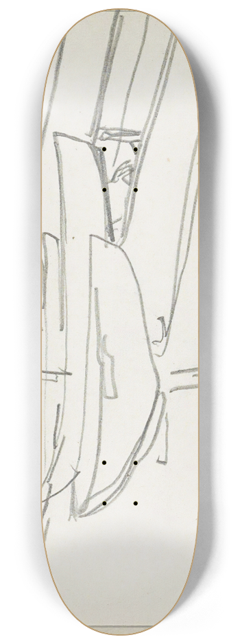 Reijer Stolk - Zeilboten op een werfhelling 8.25 inch art skate deck