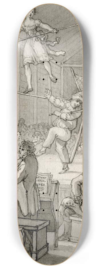 Reinier Vinkeles - Koorddanseres: Barend klapte met eene ongeloofelijke.. 8.25 inch art skate deck