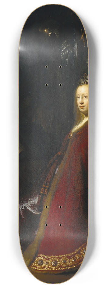 Rembrandt van Rijn - Minerva 8.25 inch art skate deck