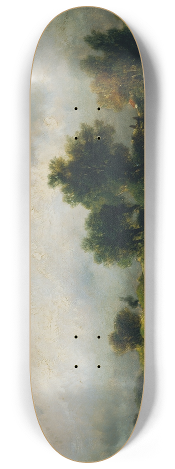 Remigius Adrianus van Haanen - Sommerlandschaft 8.25 inch art skate deck