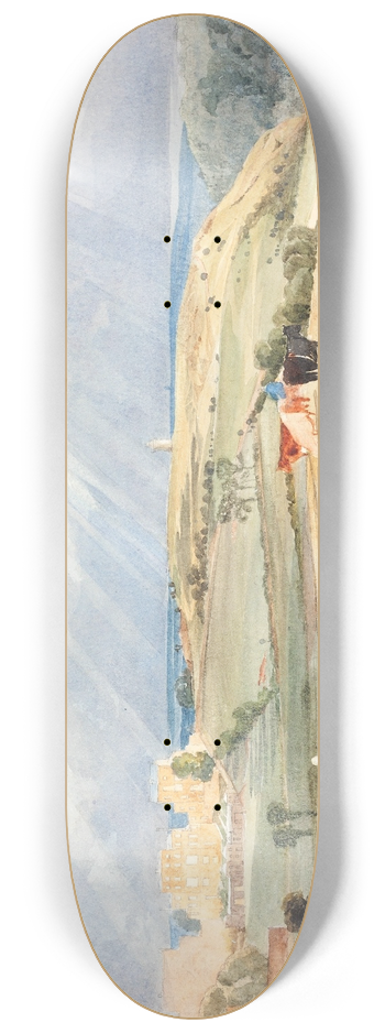 Rev. James Bulwer - Landscape with Cattle 8.25 inch art skate deck