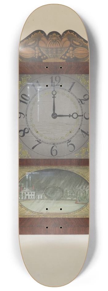 Rex F. Bush - Clock 8.25 inch art skate deck