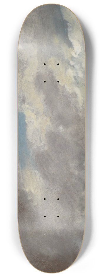 John Constable - Cloud Study 8.25 inch art skate deck