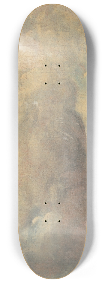 John Constable - Cloud Study 8.25 inch art skate deck
