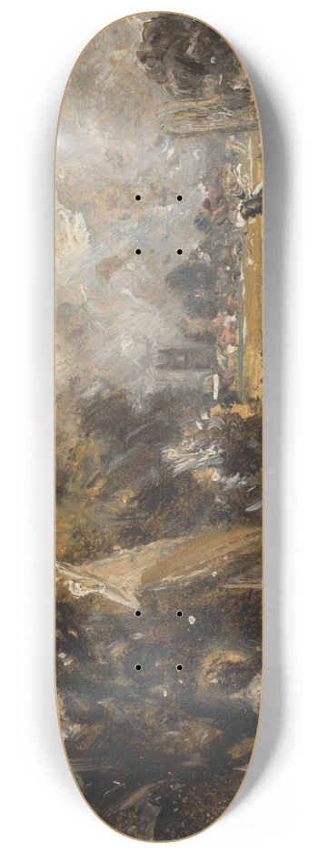 John Constable - Dedham Lock 8.25 inch art skate deck