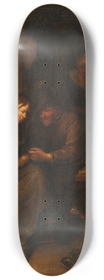 Richard Brakenburgh - Intrieur rustique hollandais 8.25 inch art skate deck