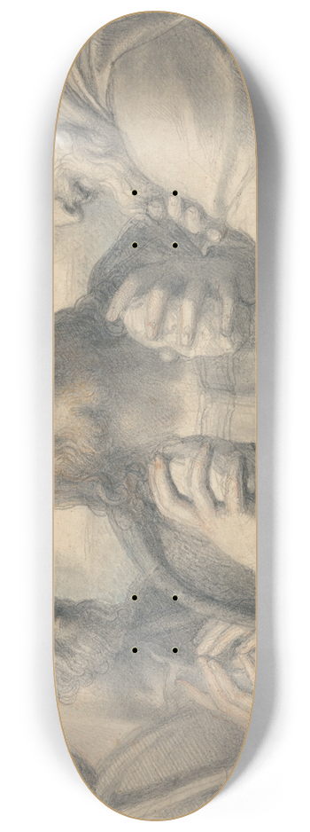 Richard Cosway - Supper at Emmaus 8.25 inch art skate deck