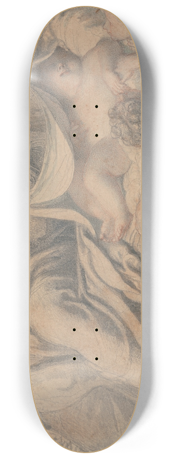 Richard Cosway - Virgin Adoring the Sleeping Christ 8.25 inch art skate deck