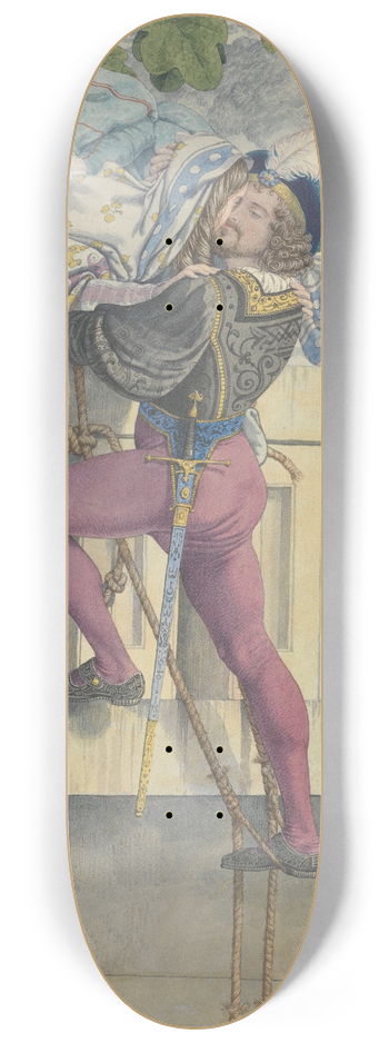 Richard Dadd - Sketch for the Passions; Love 8.25 inch art skate deck
