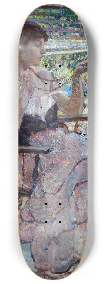 Richard E. Miller - The Necklace 8.25 inch art skate deck