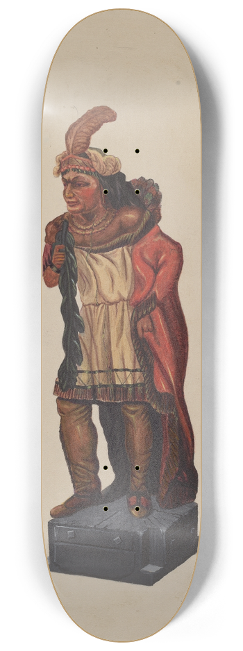 Richard F. Smith - Cigar Store Indian 8.25 inch art skate deck
