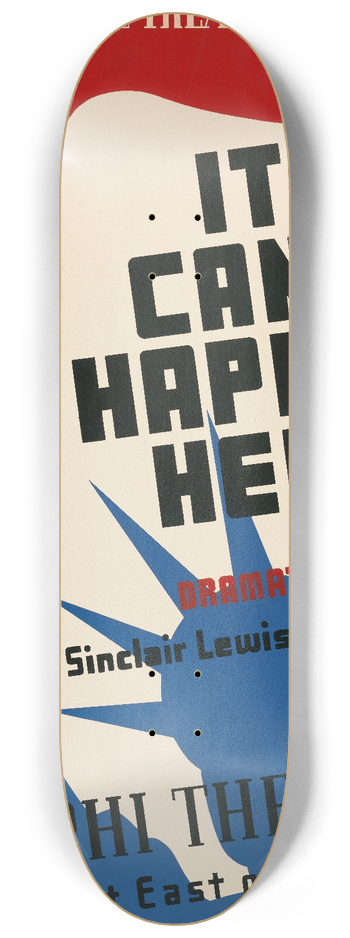 Richard Halls - It cant happen here 8.25 inch art skate deck