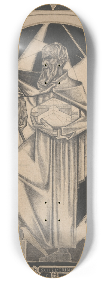 Richard Nicolas Roland Holst - De bouwmeester 8.25 inch art skate deck