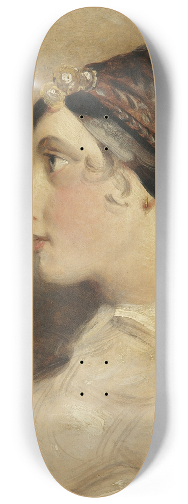 John Constable - Portrait Of A Lady 8.25 inch art skate deck