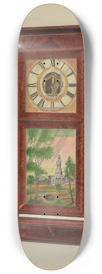 Richard Taylor - Wall Clock with Mantel 8.25 inch art skate deck