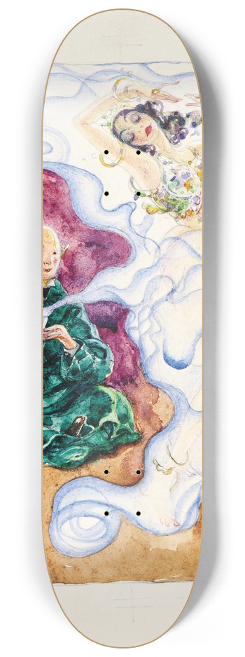 Richard Teschner - Kaffeewolke 8.25 inch art skate deck