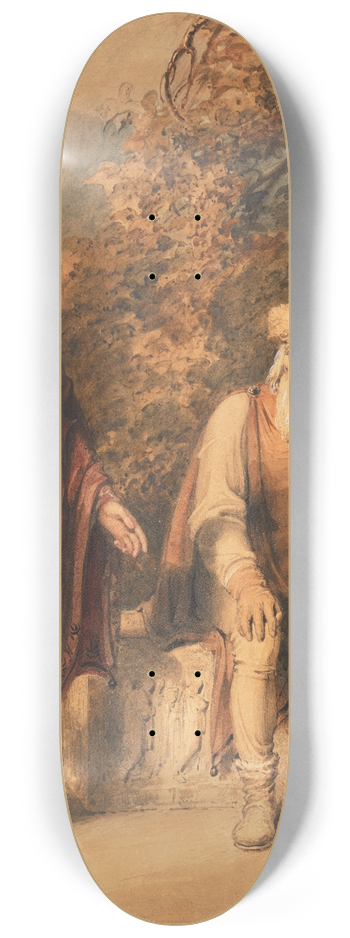 Richard Westall - Alcibiades and Timon 8.25 inch art skate deck