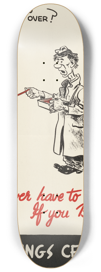 Ricky RCAF - What Will You Do When This Do is Over 8.25 inch art skate deck