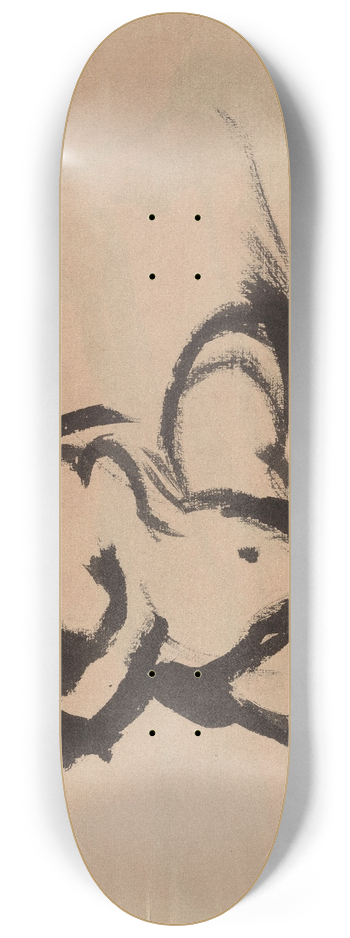 Rik Wouters - Squatting Nude 8.25 inch art skate deck