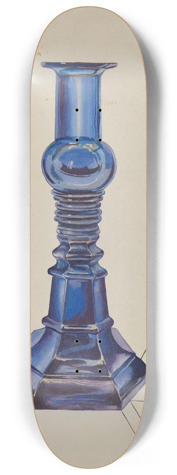 Roberta Elvis - Glass Candlestick 8.25 inch art skate deck