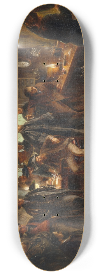 Robert Charles Dudley - Awaiting the Reply 8.25 inch art skate deck
