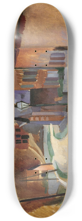 Robert Delaunay - Route De Laon 8.25 inch art skate deck