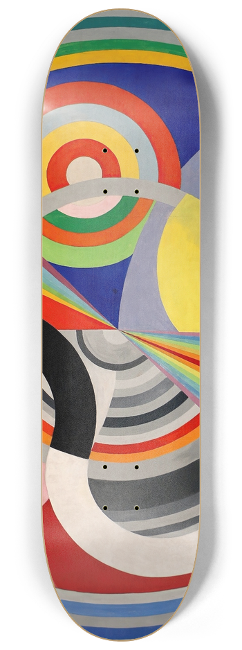 Robert Delaunay - Rythme n1 8.25 inch art skate deck