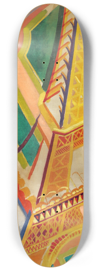 Robert Delaunay - Tour Eiffel 8.25 inch art skate deck