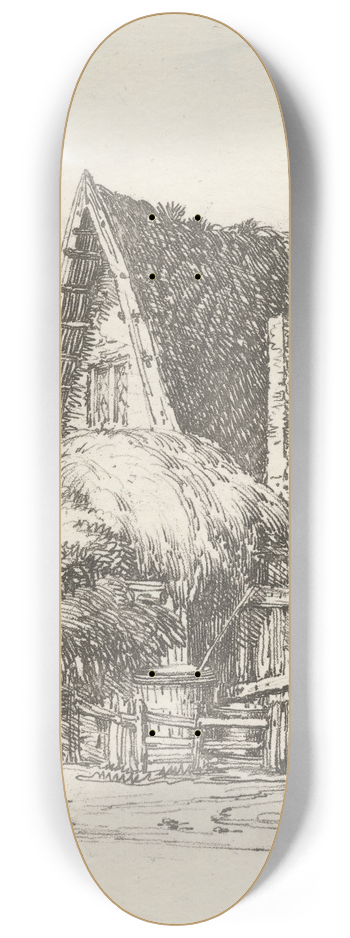 Robert Dixon - Sketch at Mulbarton 8.25 inch art skate deck