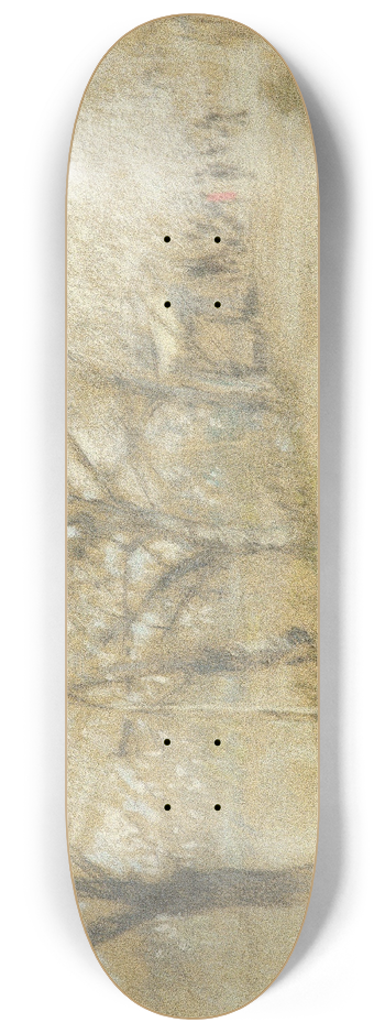 Robert Frederick Blum - Spring Landscape 8.25 inch art skate deck