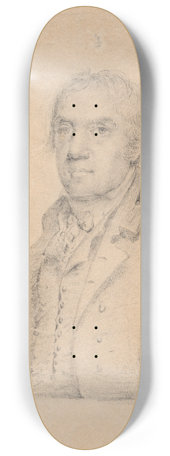Robert Fulton - Abraham Baldwin 8.25 inch art skate deck