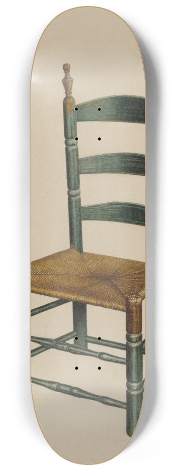John Cutting - Ladder Back Chair 8.25 inch art skate deck