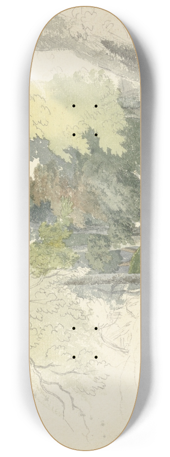 Robert Hills - A Woodland Glade 8.25 inch art skate deck
