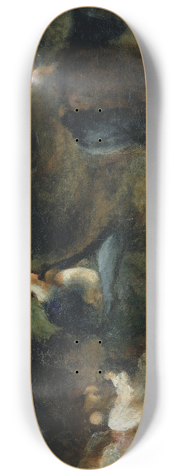 Robert Loftin Newman - Flight into Egypt 8.25 inch art skate deck