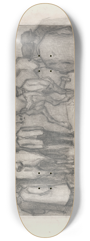 Robert Polhill Bevan - The Horse Mart 8.25 inch art skate deck