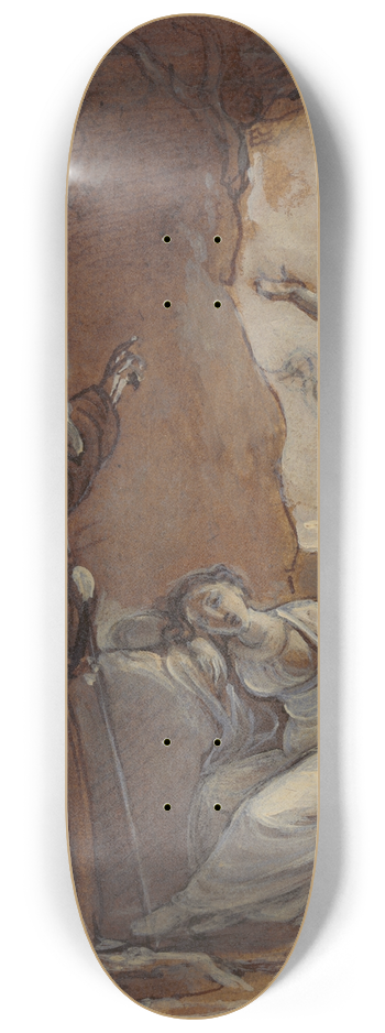 Robert Smirke - Prospero and Ariel 8.25 inch art skate deck