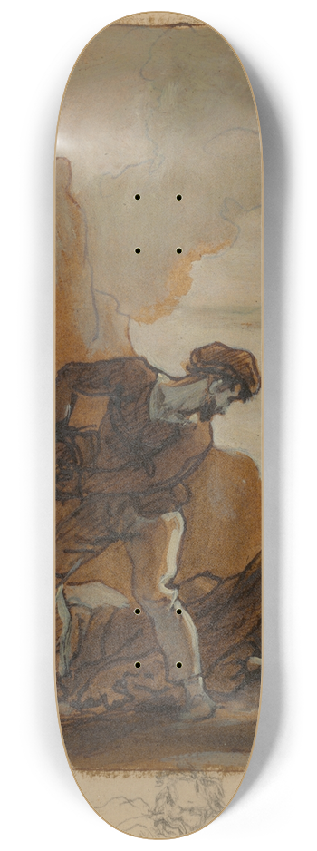 Robert Smirke - Stephano and Trinculo with Caliban 8.25 inch art skate deck