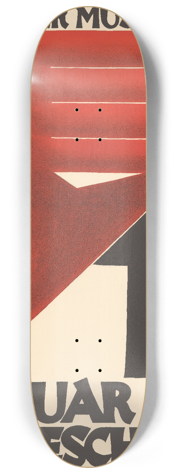 Robert Stcklin - Schweizer Mustermesse, 15. Januar 1925 Meldeschluss 8.25 inch art skate deck