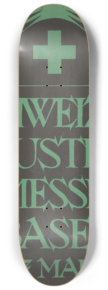 Robert Stcklin - Schweizer Mustermesse Basel, 17.27. Mai 1924 8.25 inch art skate deck