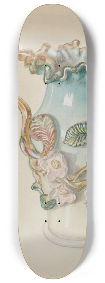 Robert Stewart - Ornamental Blue Pitcher 8.25 inch art skate deck