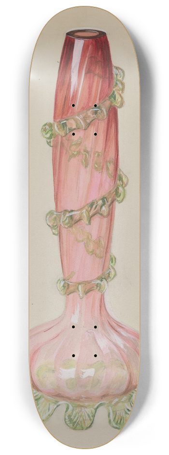 Robert Stewart - Ruby Vase 8.25 inch art skate deck