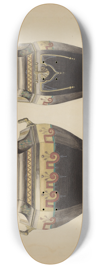 Robert Stewart - Toleware Coal Vase 8.25 inch art skate deck