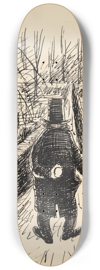Robert Storm Petersen - Blad til Dagens flue 8.25 inch art skate deck