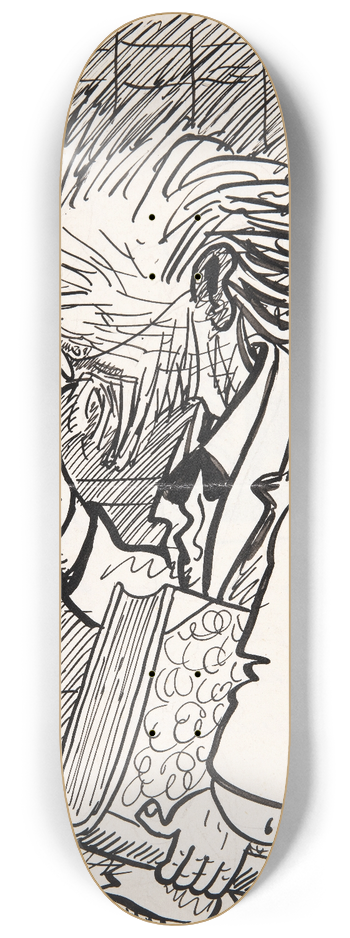 Robert Storm Petersen - Blad Til dagens Flue Ii 8.25 inch art skate deck