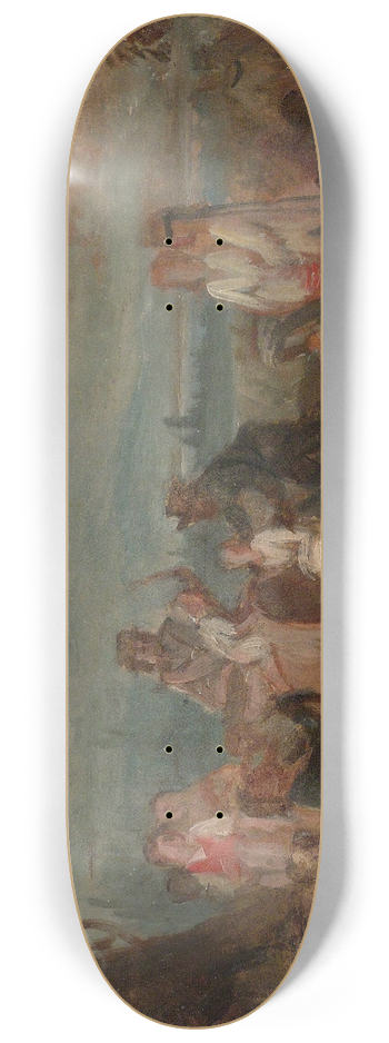 Robert Wilhelm Ekman - Harvest Party, Sketch 8.25 inch art skate deck