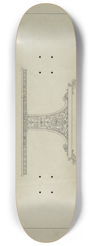 Robert William Hume - Design for Loo-Table 8.25 inch art skate deck