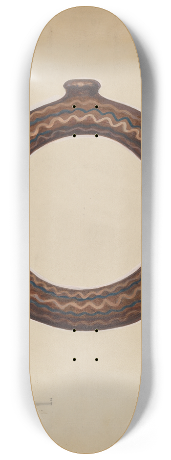 John Dana - Ring Bottle 8.25 inch art skate deck