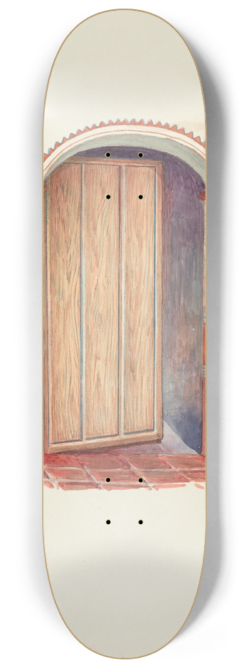 Robert W.R. Taylor - Wall Painting 8.25 inch art skate deck