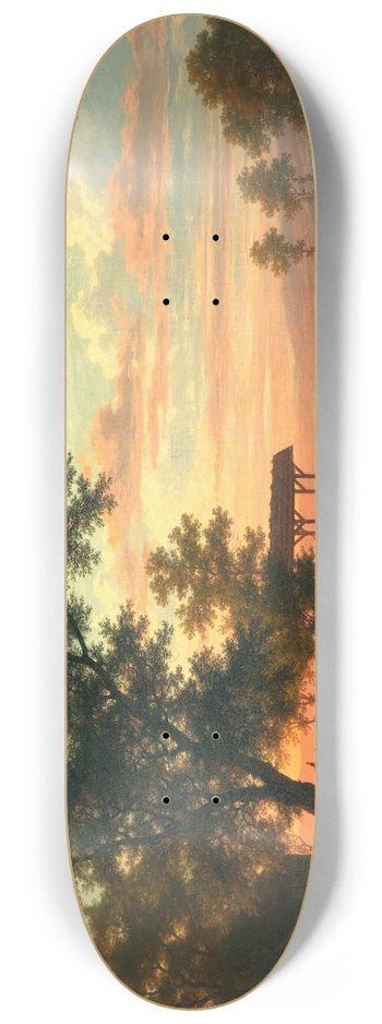 Robert Znd - Evening Atmosphere By The Lakeside 8.25 inch art skate deck