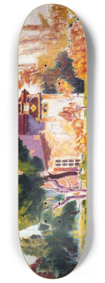Roderic O'Conor - La Rose du Ciel, Cassis 8.25 inch art skate deck